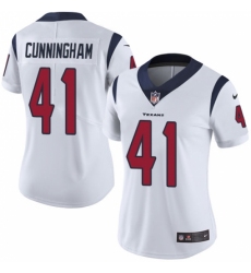 Women's Nike Houston Texans #41 Zach Cunningham Limited White Vapor Untouchable NFL Jersey