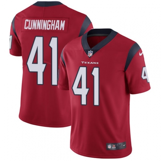 Youth Nike Houston Texans #41 Zach Cunningham Elite Red Alternate NFL Jersey Youth Nike Houston Texans #41 Zach Cunningham Elite Red Alternate NFL Jersey