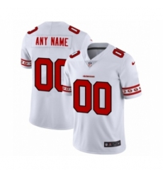 Men's San Francisco 49ers Customized White Team Logo Cool Edition Jersey