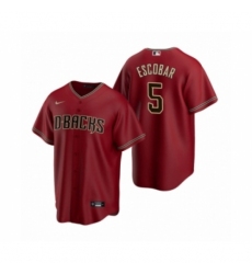 Men's Arizona Diamondbacks #5 Eduardo Escobar Nike Red Replica Alternate Jersey