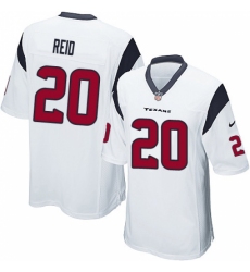Men's Nike Houston Texans #20 Justin Reid Game White NFL Jersey