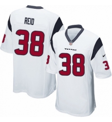 Men's Nike Houston Texans #38 Justin Reid Game White NFL Jersey