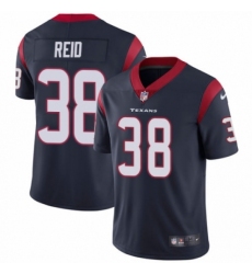 Men's Nike Houston Texans #38 Justin Reid Navy Blue Team Color Vapor Untouchable Limited Player NFL Jersey