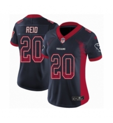Women's Nike Houston Texans #20 Justin Reid Limited Navy Blue Rush Drift Fashion NFL Jersey