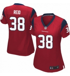 Women's Nike Houston Texans #38 Justin Reid Game Red Alternate NFL Jersey