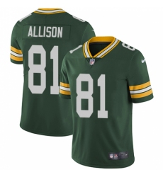Men's Nike Green Bay Packers #81 Geronimo Allison Green Team Color Vapor Untouchable Limited Player NFL Jersey