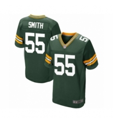 Men's Green Bay Packers #55 Za'Darius Smith Elite Green Team Color Football Jersey