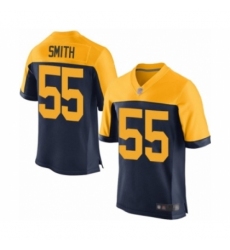 Men's Green Bay Packers #55 Za'Darius Smith Elite Navy Blue Alternate Football Jersey