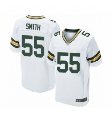Men's Green Bay Packers #55 Za'Darius Smith Elite White Football Jersey