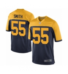 Men's Green Bay Packers #55 Za'Darius Smith Game Navy Blue Alternate Football Jersey