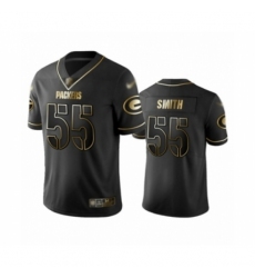 Men's Green Bay Packers #55 Za'Darius Smith Limited Black Golden Edition Limited Football Jersey