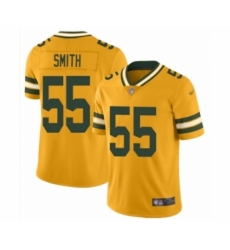 Men's Green Bay Packers #55 Za'Darius Smith Limited Gold Inverted Legend Football Jersey