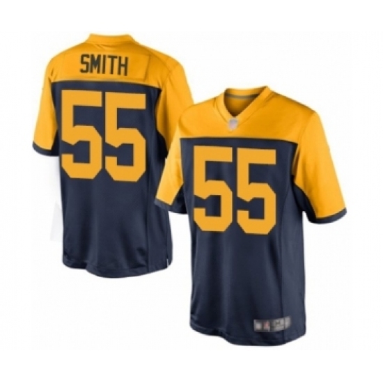 Men's Green Bay Packers #55 Za'Darius Smith Limited Navy Blue Alternate Football Jersey Men's Green Bay Packers #55 Za'Darius Smith Limited Navy Blue Alternate Football Jersey