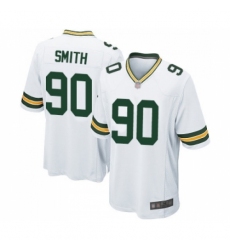 Men's Green Bay Packers #90 Za'Darius Smith Game White Football Jersey
