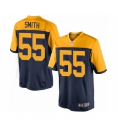 Youth Green Bay Packers #55 Za'Darius Smith Limited Navy Blue Alternate Football Jersey