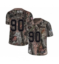 Youth Green Bay Packers #90 Za'Darius Smith Limited Camo Rush Realtree Football Jersey