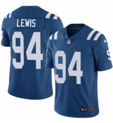 Men's Nike Indianapolis Colts #94 Tyquan Lewis Royal Blue Team Color Vapor Untouchable Limited Player NFL Jersey