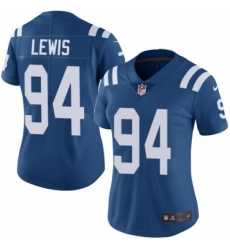 Women's Nike Indianapolis Colts #94 Tyquan Lewis Royal Blue Team Color Vapor Untouchable Elite Player NFL Jersey