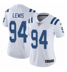 Women's Nike Indianapolis Colts #94 Tyquan Lewis White Vapor Untouchable Elite Player NFL Jersey