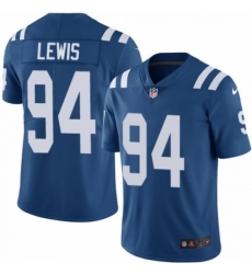 Youth Nike Indianapolis Colts #94 Tyquan Lewis Royal Blue Team Color Vapor Untouchable Elite Player NFL Jersey