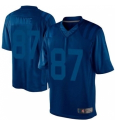 Men's Nike Indianapolis Colts #87 Reggie Wayne Royal Blue Drenched Limited NFL Jersey