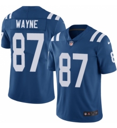 Men's Nike Indianapolis Colts #87 Reggie Wayne Royal Blue Team Color Vapor Untouchable Limited Player NFL Jersey