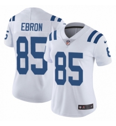 Women's Nike Indianapolis Colts #85 Eric Ebron White Vapor Untouchable Elite Player NFL Jersey