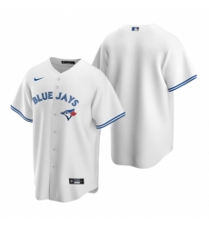 Men's Nike Toronto Blue Jays Blank White Home Stitched Baseball Jersey