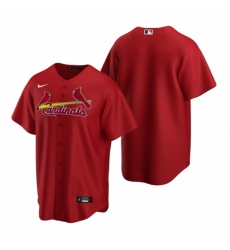 Men's Nike St. Louis Cardinals Blank Red Alternate Stitched Baseball Jersey