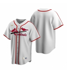 Men's Nike St. Louis Cardinals Blank White Cooperstown Collection Home Stitched Baseball Jersey