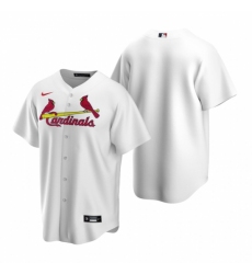 Men's Nike St. Louis Cardinals Blank White Home Stitched Baseball Jersey