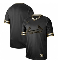 Men's Nike St.Louis Cardinals Blank Black Gold Authentic Stitched Baseball Jersey