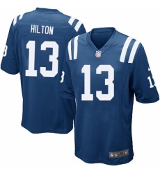 Men's Nike Indianapolis Colts #13 T.Y. Hilton Game Royal Blue Team Color NFL Jersey