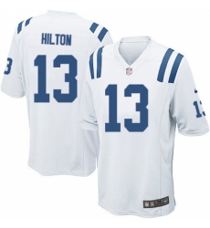 Men's Nike Indianapolis Colts #13 T.Y. Hilton Game White NFL Jersey