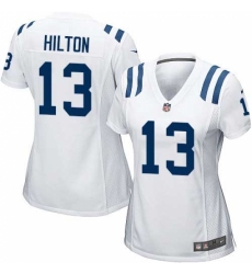 Women's Nike Indianapolis Colts #13 T.Y. Hilton Game White NFL Jersey