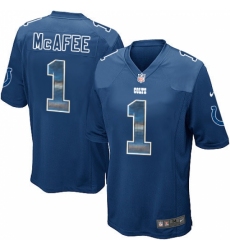 Youth Nike Indianapolis Colts #1 Pat McAfee Limited Royal Blue Strobe NFL Jersey