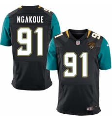 Men's Nike Jacksonville Jaguars #91 Yannick Ngakoue Black Alternate Vapor Untouchable Elite Player NFL Jersey