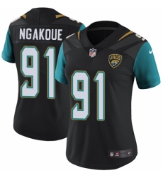 Women's Nike Jacksonville Jaguars #91 Yannick Ngakoue Elite Black Alternate NFL Jersey