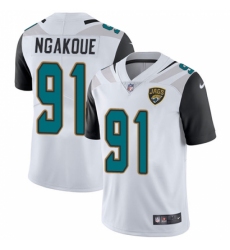 Youth Nike Jacksonville Jaguars #91 Yannick Ngakoue White Vapor Untouchable Limited Player NFL Jersey