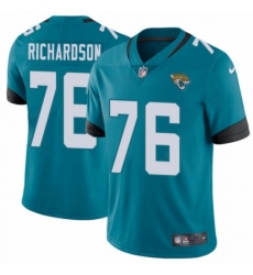 Men's Nike Jacksonville Jaguars #76 Will Richardson Black Alternate Vapor Untouchable Limited Player NFL Jersey