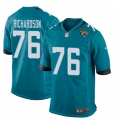 Men's Nike Jacksonville Jaguars #76 Will Richardson Game Black Alternate NFL Jersey