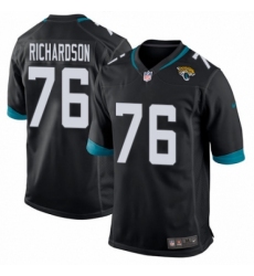 Men's Nike Jacksonville Jaguars #76 Will Richardson Game Teal Green Team Color NFL Jersey
