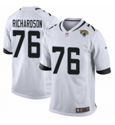 Men's Nike Jacksonville Jaguars #76 Will Richardson Game White NFL Jersey
