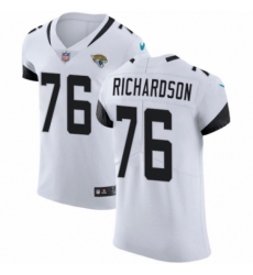 Men's Nike Jacksonville Jaguars #76 Will Richardson White Vapor Untouchable Elite Player NFL Jersey