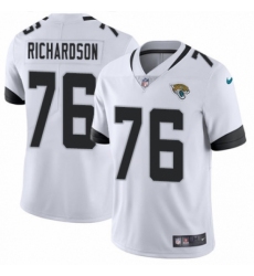 Men's Nike Jacksonville Jaguars #76 Will Richardson White Vapor Untouchable Limited Player NFL Jersey
