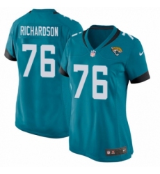 Women's Nike Jacksonville Jaguars #76 Will Richardson Game Black Alternate NFL Jersey