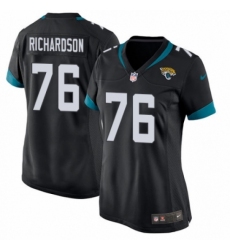 Women's Nike Jacksonville Jaguars #76 Will Richardson Game Teal Green Team Color NFL Jersey