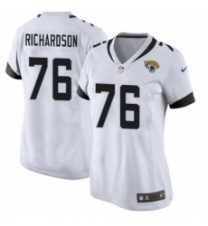 Women's Nike Jacksonville Jaguars #76 Will Richardson Game White NFL Jersey