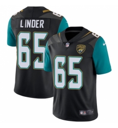 Youth Nike Jacksonville Jaguars #65 Brandon Linder Black Alternate Vapor Untouchable Limited Player NFL Jersey