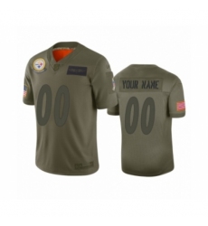 Men's Pittsburgh Steelers Customized Camo 2019 Salute to Service Limited Jersey